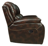 EMMETT Top Grain Leather Reclining Livingroom