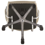ESMOND 26" Wide Taupe Desk Chair