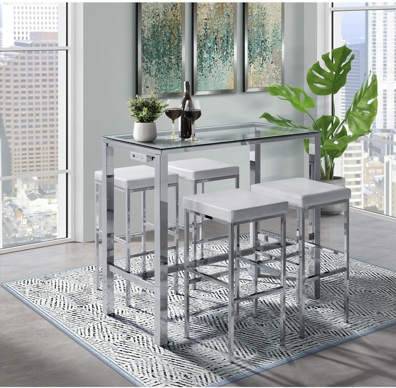 EVERETT Dining Set with USB Connection