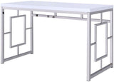 EXILATE 47'' Wide White Home Office Set