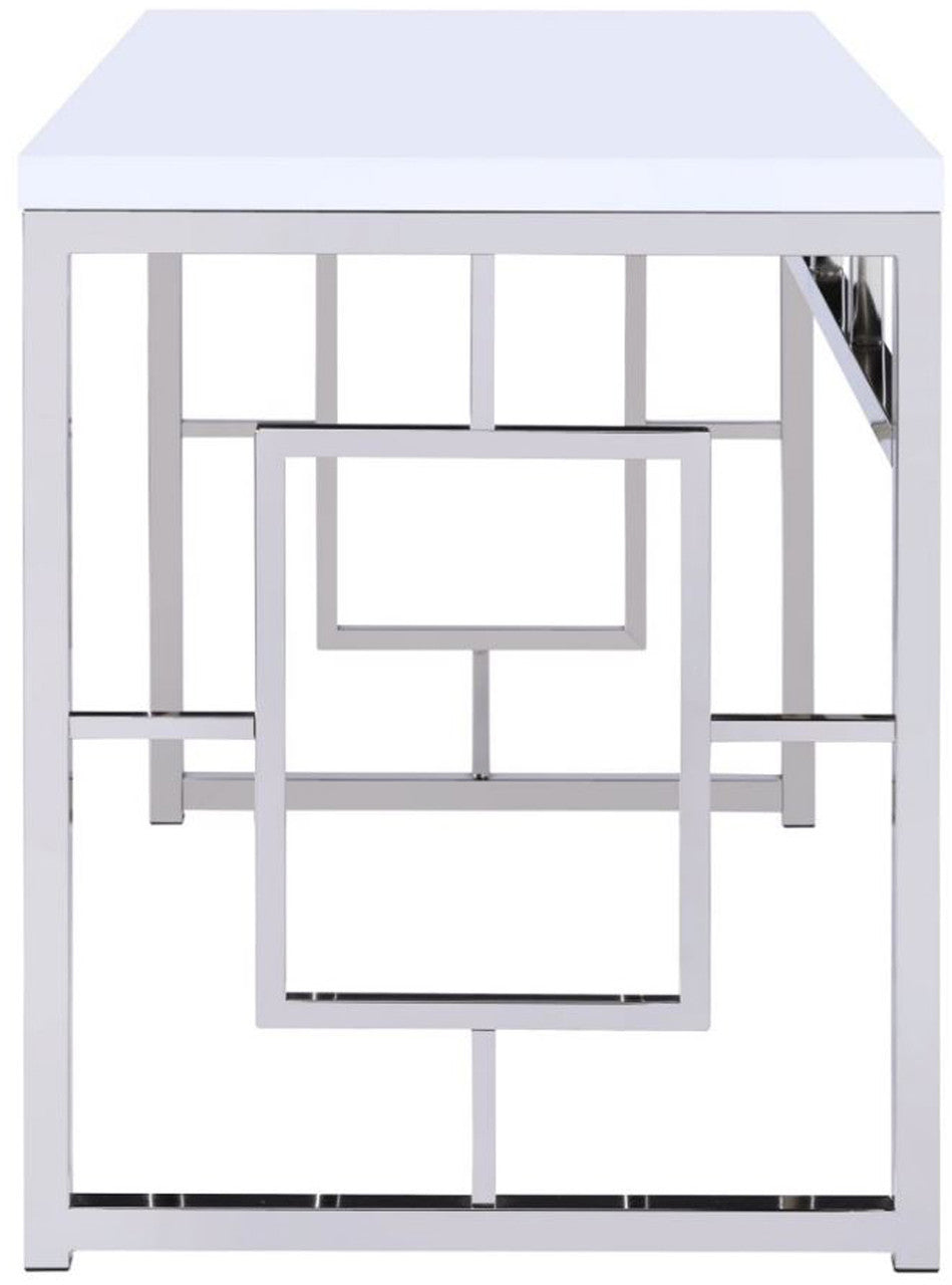 EXILATE 47'' Wide White Home Office Set