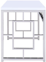 EXILATE 47'' Wide White Home Office Set