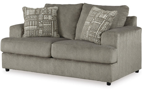 FAIRVIEW Gray Chunky Chenille 71" Wide x 39" Height Loveseat