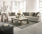 FAIRVIEW Beige Chunky Chenille 71" Wide x 39" Height Loveseat