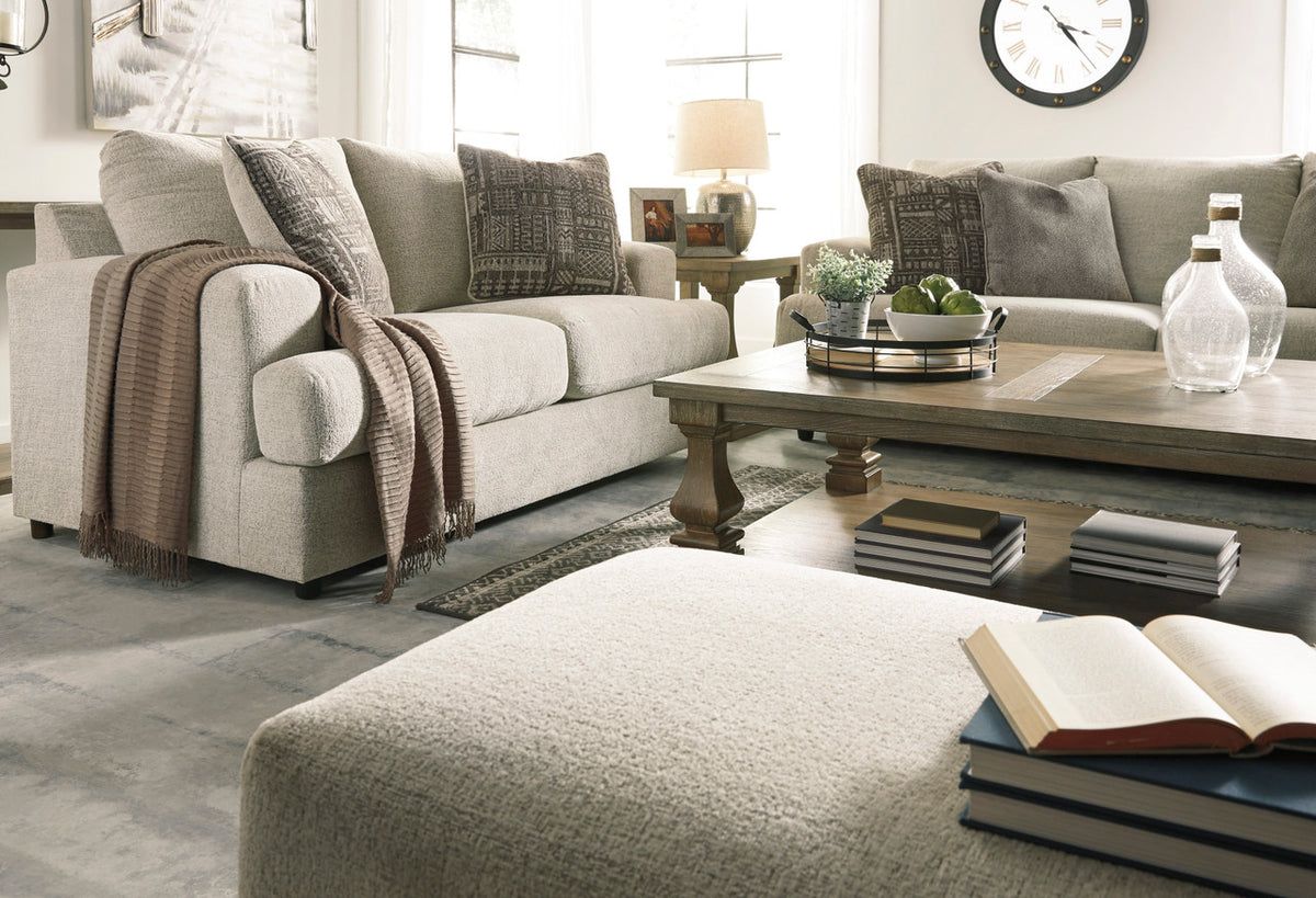 FAIRVIEW Beige Chunky Chenille 71" Wide x 39" Height Loveseat