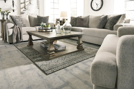 FAIRVIEW Beige Chunky Chenille 96" Wide x 39" Height Sofa
