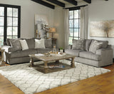 FAIRVIEW Gray Chunky Chenille 96" Wide x 39" Height Sofa