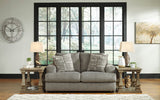 FAIRVIEW Gray Chunky Chenille 71" Wide x 39" Height Loveseat