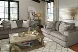 FAIRVIEW Gray Chunky Chenille 96" Wide x 39" Height Sofa
