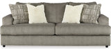 FAIRVIEW Gray Chunky Chenille 96" Wide x 39" Height Sofa