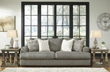 FAIRVIEW Gray Chunky Chenille 96" Wide x 39" Height Sofa