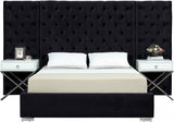 FANTASIA Black Velvet Bed