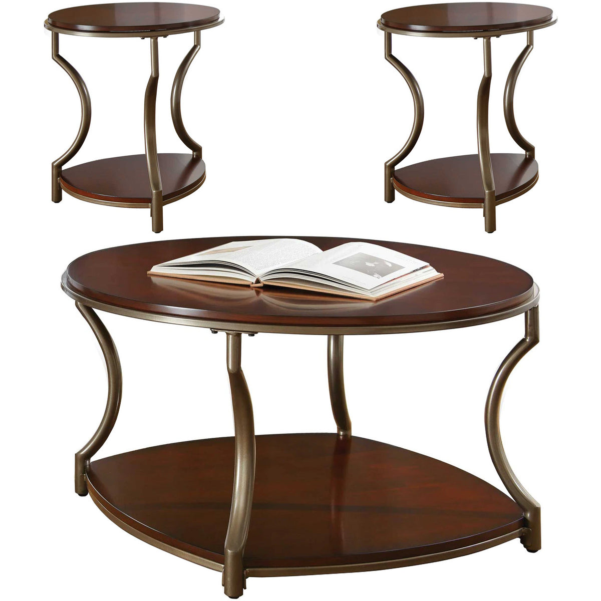 FELIX Cherry 3 Piece Occasional Set