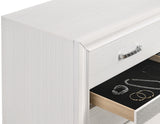 FELIZA White 34" Wide Chest with Hidden Jewelry Drawers