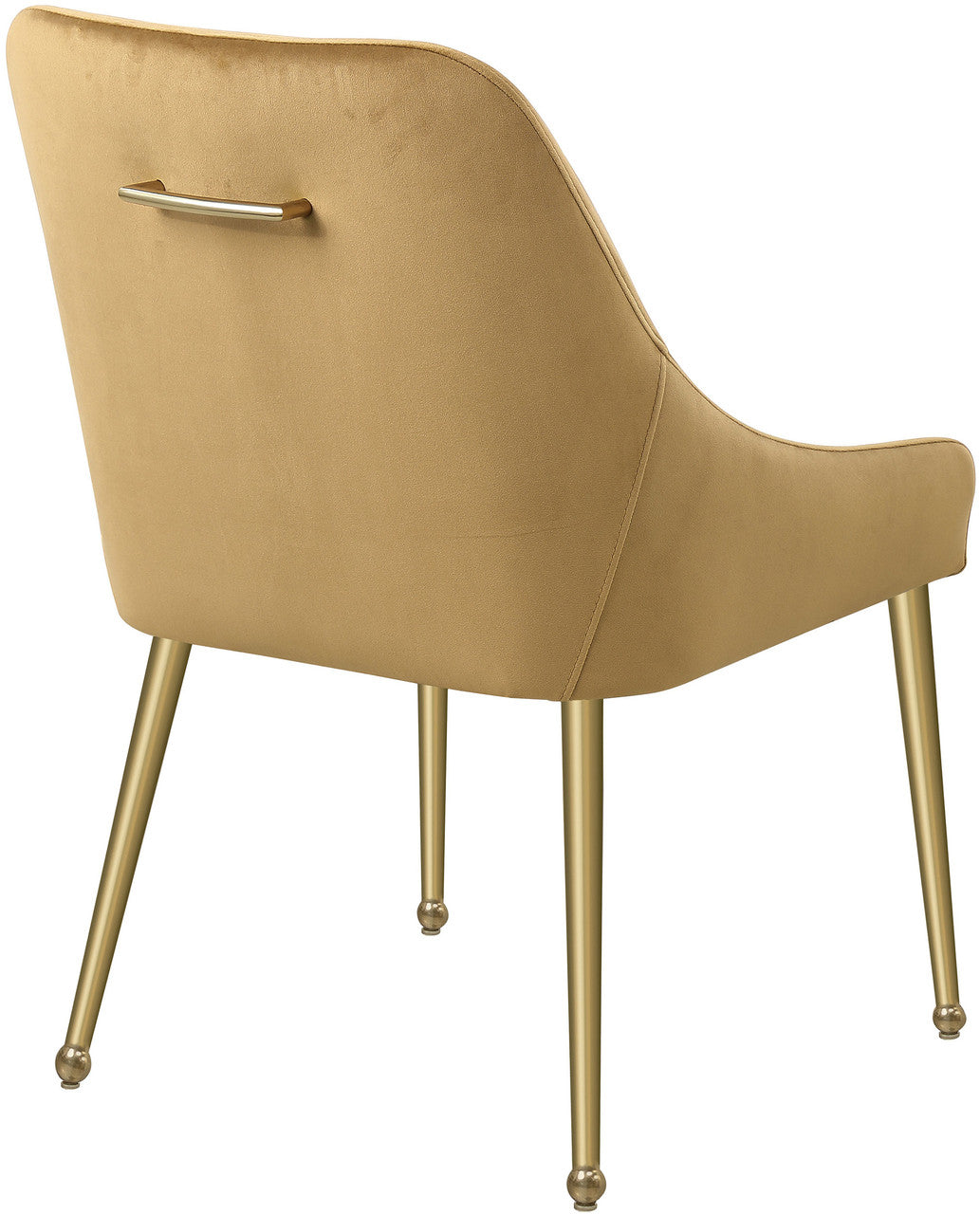 FESTER Cognac & Gold 23" Wide Chair