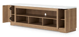 FILMONT Light Brown 80" Wide x 25" Height TV Stand