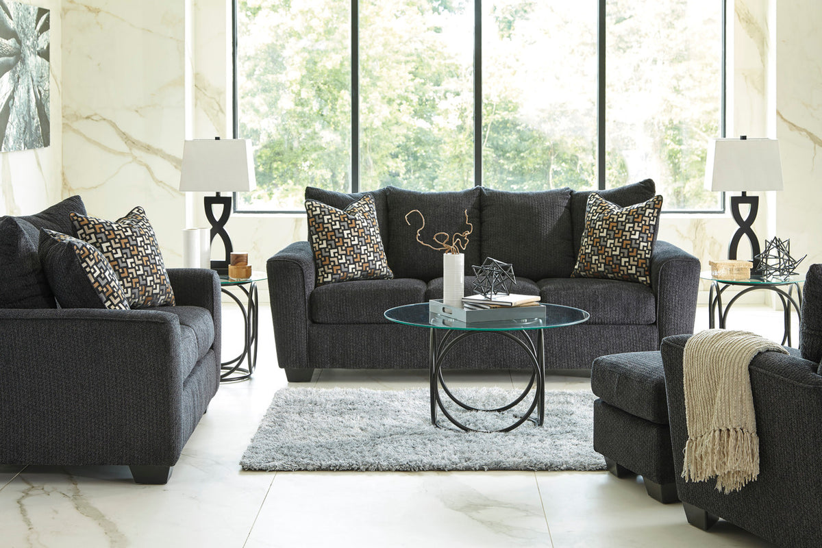 FILMORE Gray Sofa & Loveseat