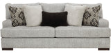 FLAVIO Light Gray Oversized Sofa & Loveseat