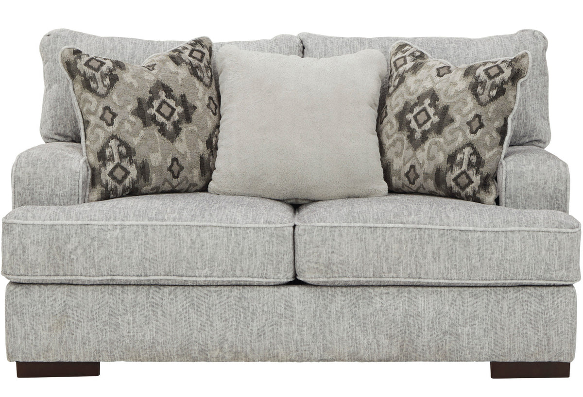 FLAVIO Light Gray Oversized Sofa & Loveseat