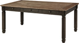 FLEMING Black 6 Piece Dining Set