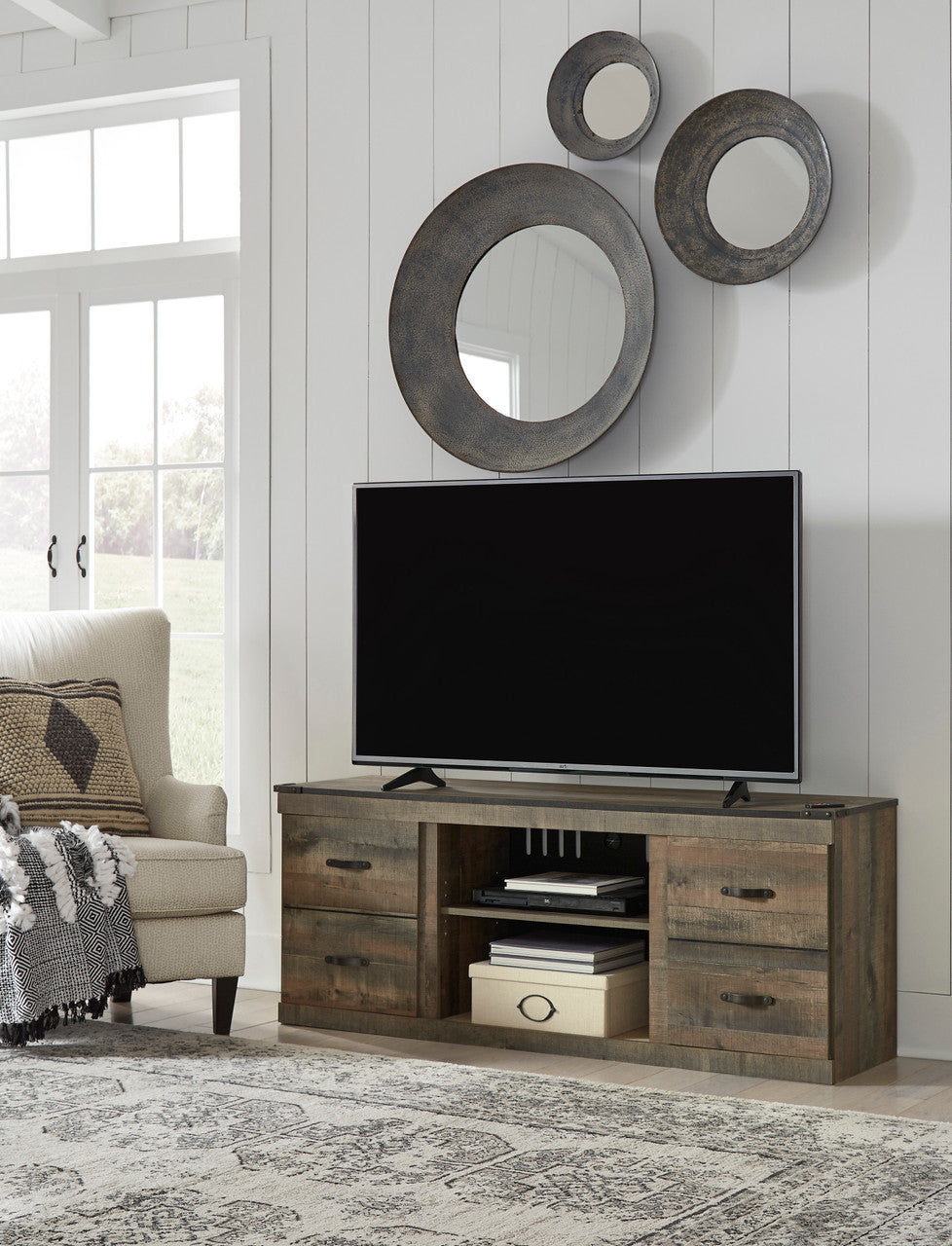 FRANKFURT Brown 60" Wide TV Stand (RTA)
