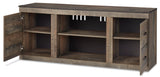 FRANKFURT Brown 60" Wide TV Stand (RTA)