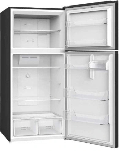 FURTIVA T25 Black 18.0 Cu. Ft. Top Freezer Refrigerator