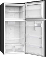 FURTIVA T25 Black 18.0 Cu. Ft. Top Freezer Refrigerator