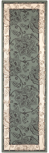 FADDEI Dusty Sage 2'3" x 7'9" Runner Rug