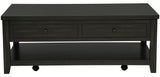 FAYE Espresso 48" Wide Lift-Top Coffee Table