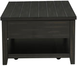 FAYE Espresso 48" Wide Lift-Top Coffee Table