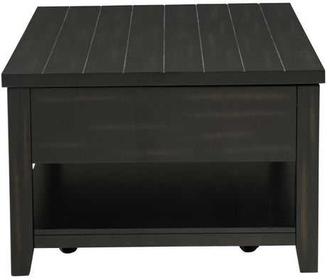 FAYE Espresso 48" Wide Lift-Top Coffee Table