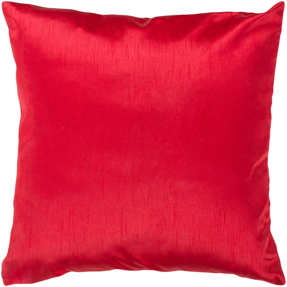 Felicia Designer Bright Red Pillow