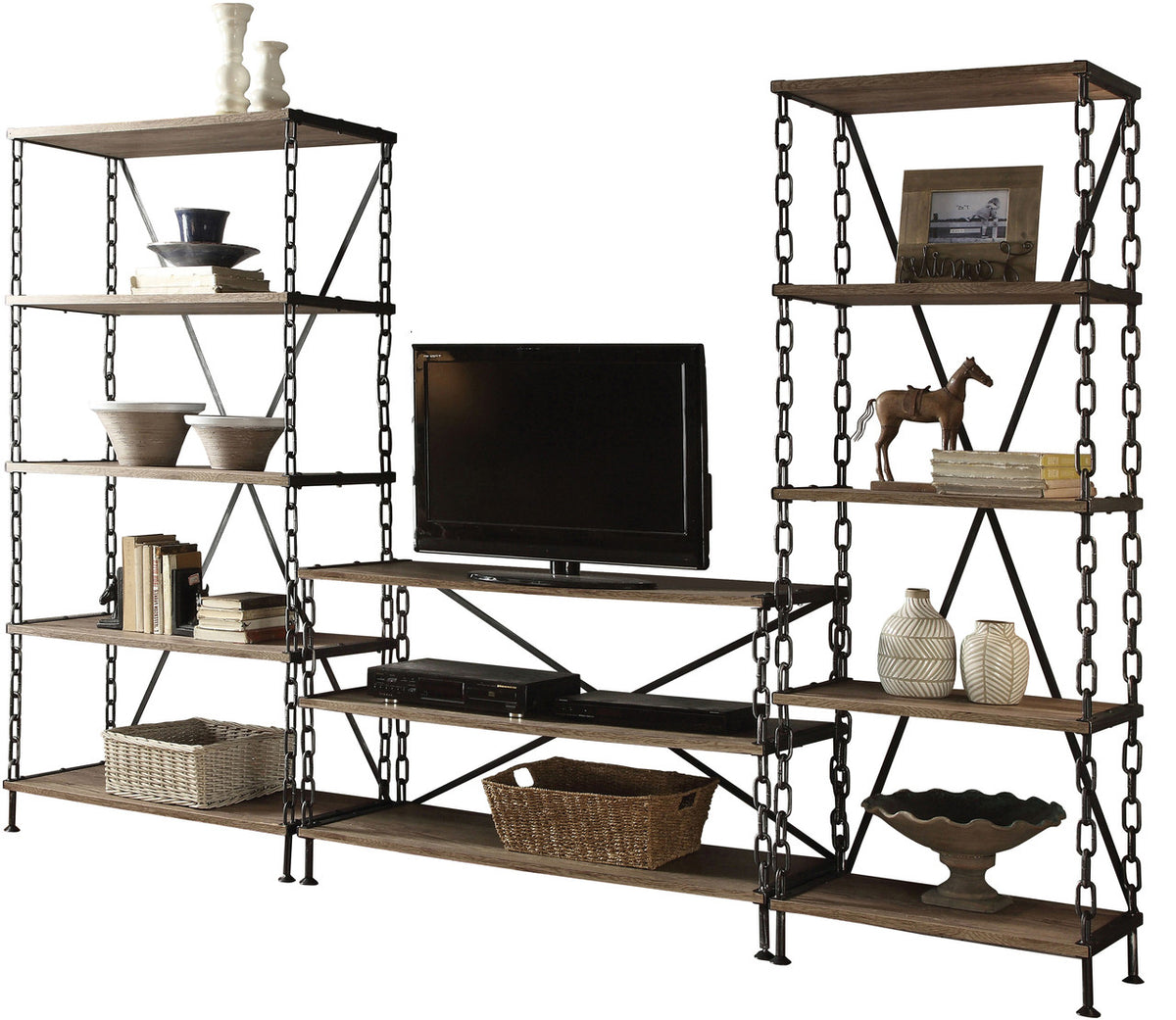 FINIK 100" Wide Entertainment Center