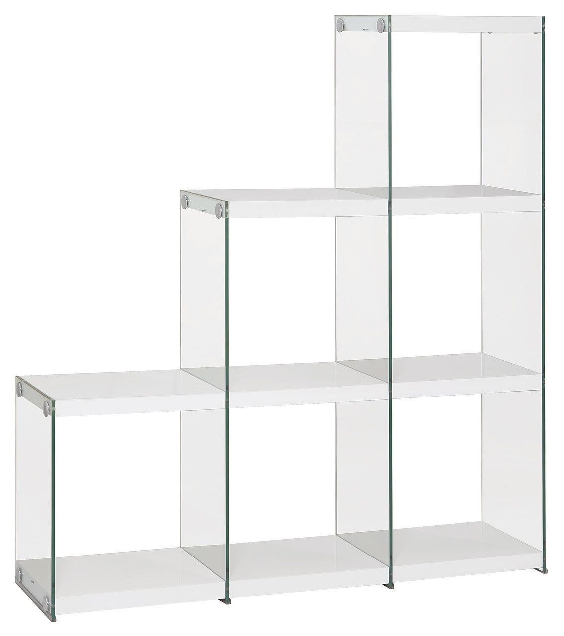 Finn White Cubed Bookcase