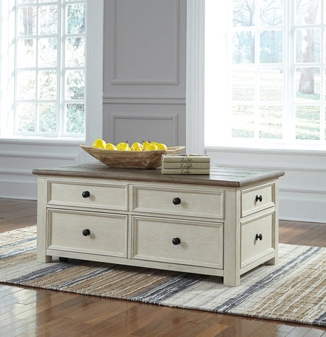 FLEMING 46" Wide x 26" Depth Lift-Top Table with Casters