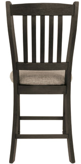 FLEMING Black 20" Wide Counter Chair