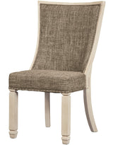 FLEMING White Contoured Dining Chair