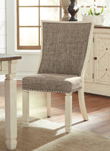 FLEMING White Contoured Dining Chair