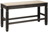 FLEMING Black 42" Counter Bench