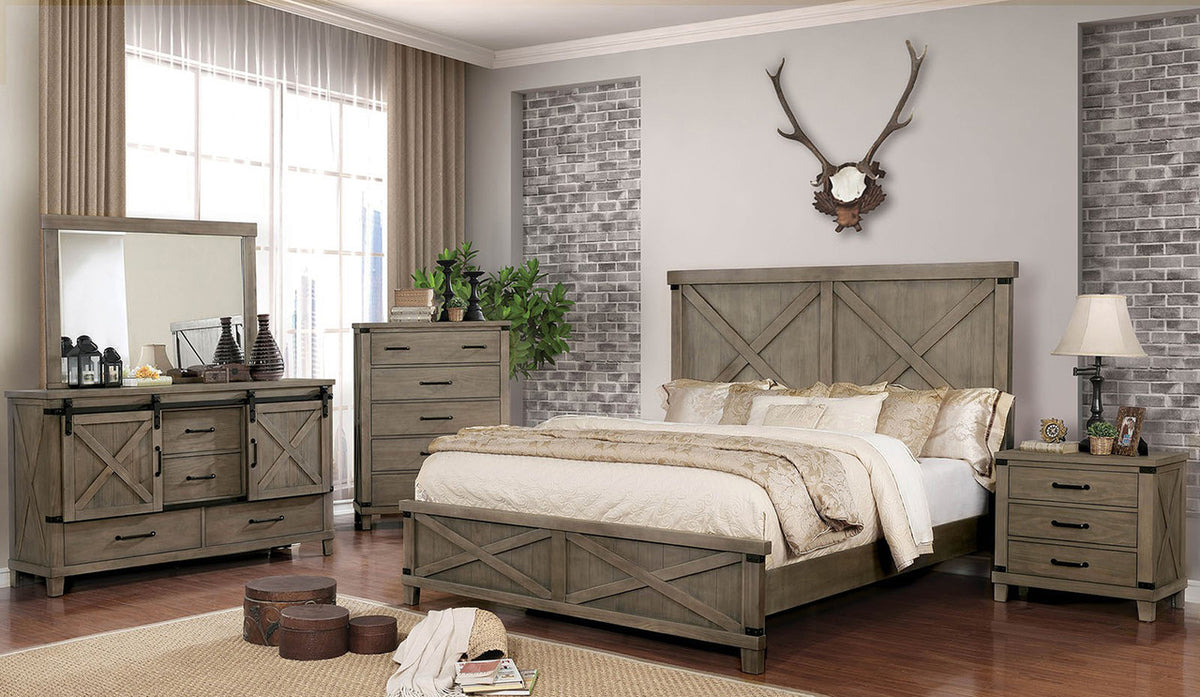 Fort Worth Gray Bedroom