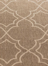 Frances Tan 5'3" Round Rug (Indoor/Outdoor)