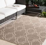 Frances Tan 5'3" Round Rug (Indoor/Outdoor)