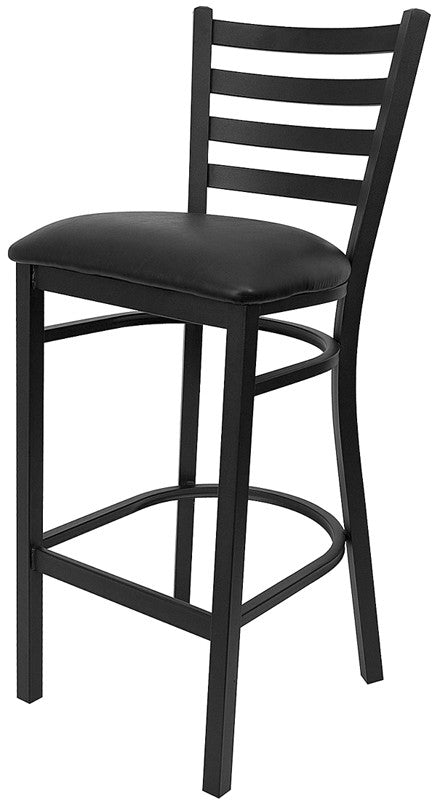 FRISCO Black Bar Stool