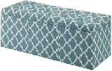 Fusion Blue Storage Bench