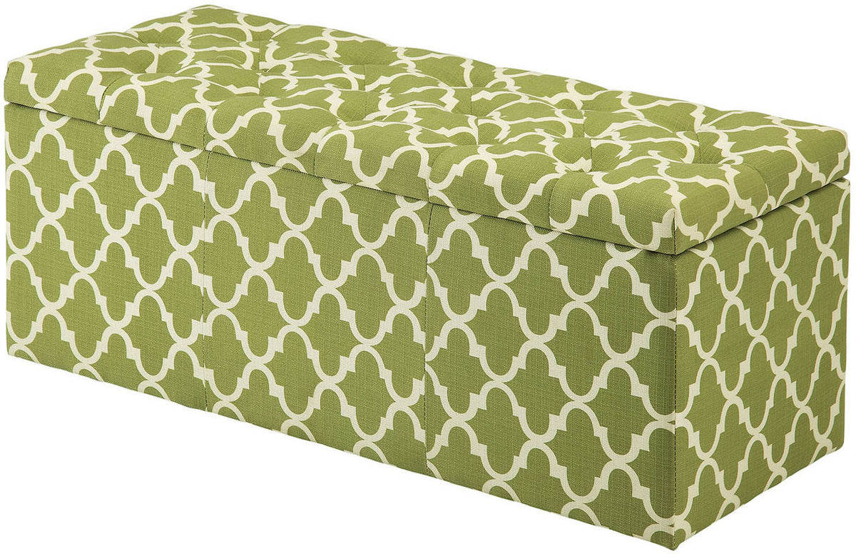 Fusion Green Storage Bench