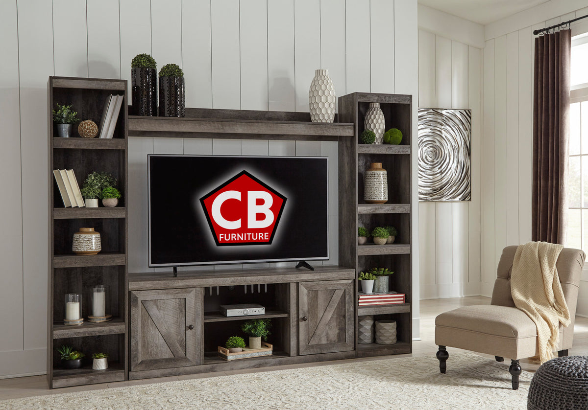 GAEL Gray 95" Wide Wall Unit (RTA)