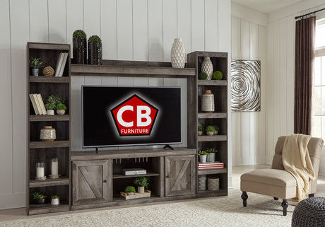 GAEL Gray 95" Wide Wall Unit (RTA)