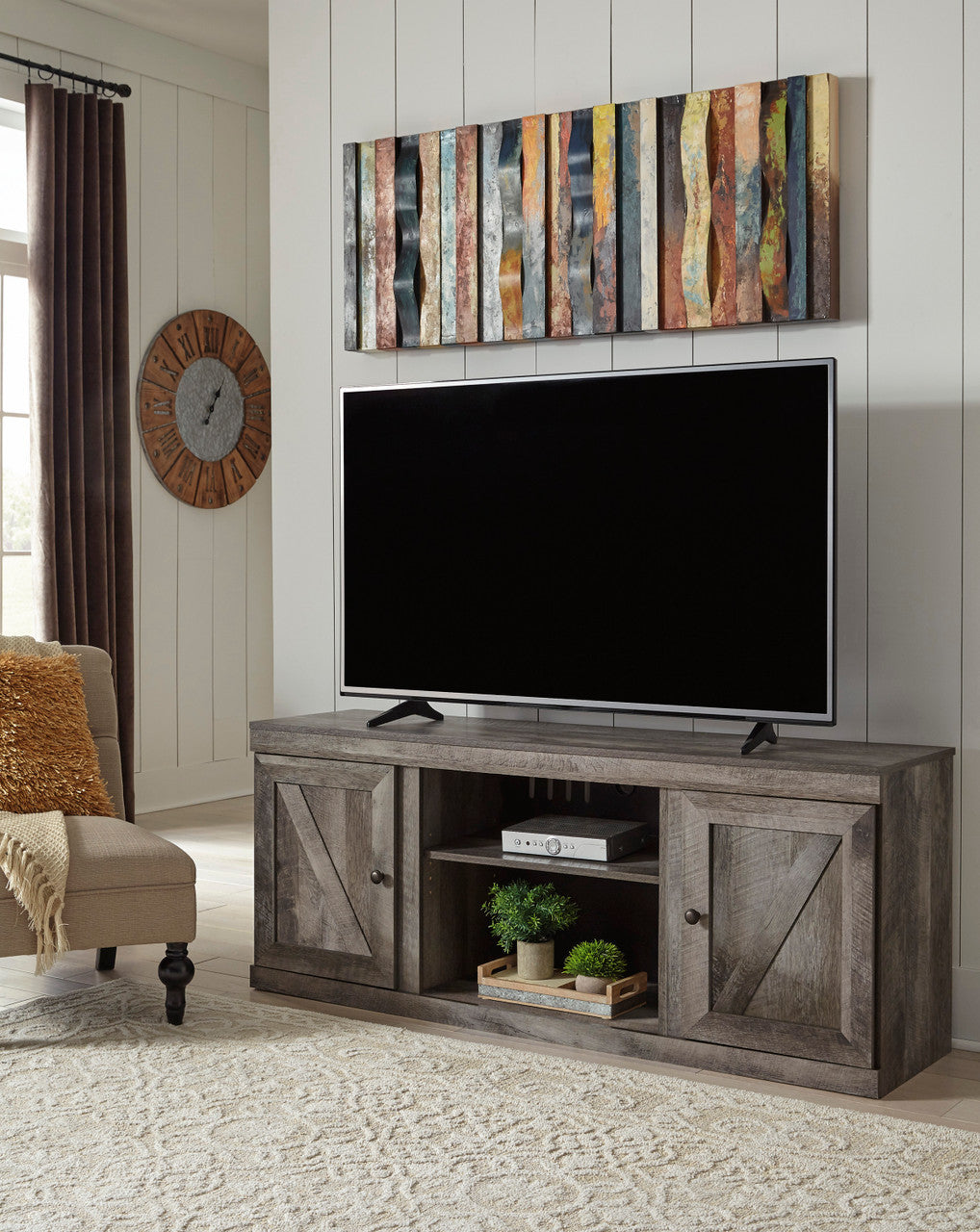 GAEL Gray 60" Wide TV Stand (RTA)