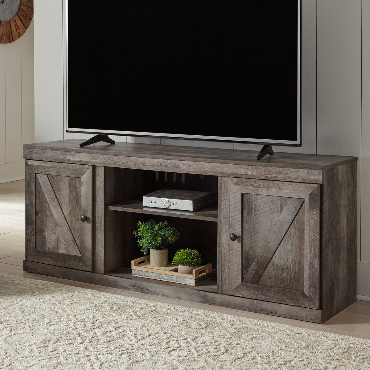 GAEL Gray 60" Wide TV Stand (RTA)
